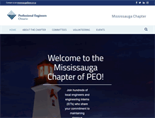 Tablet Screenshot of peo-mc.ca
